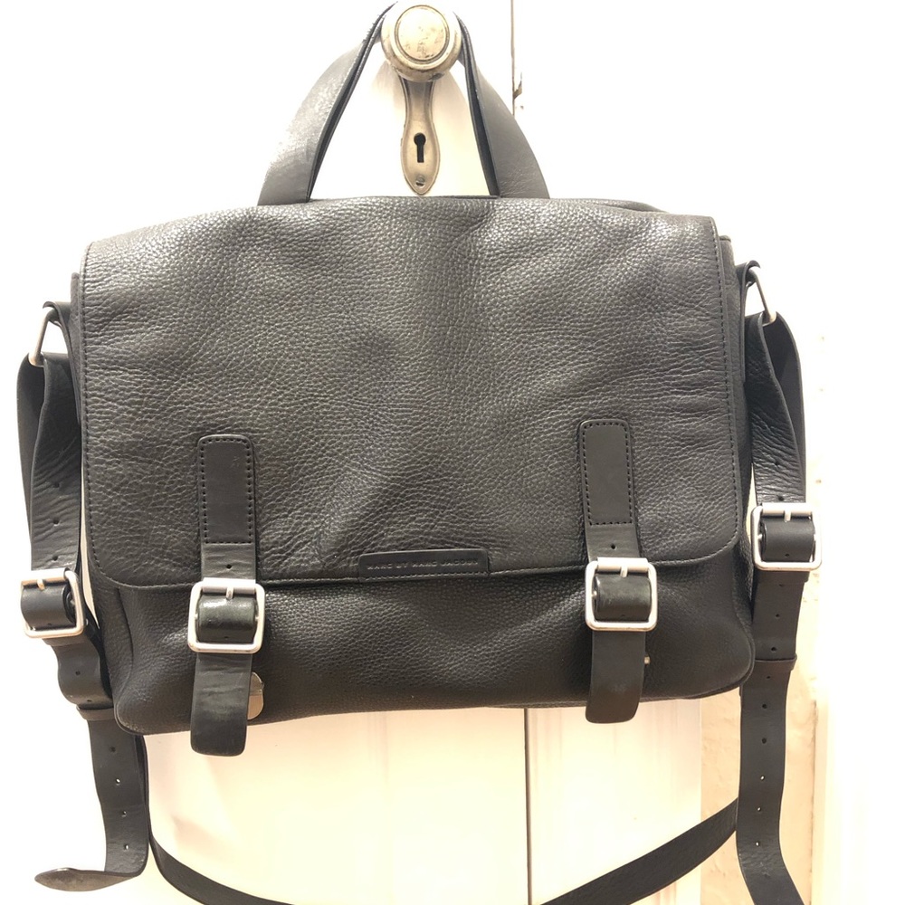 Marc by Marc Jacobs Men’s leather laptop bag